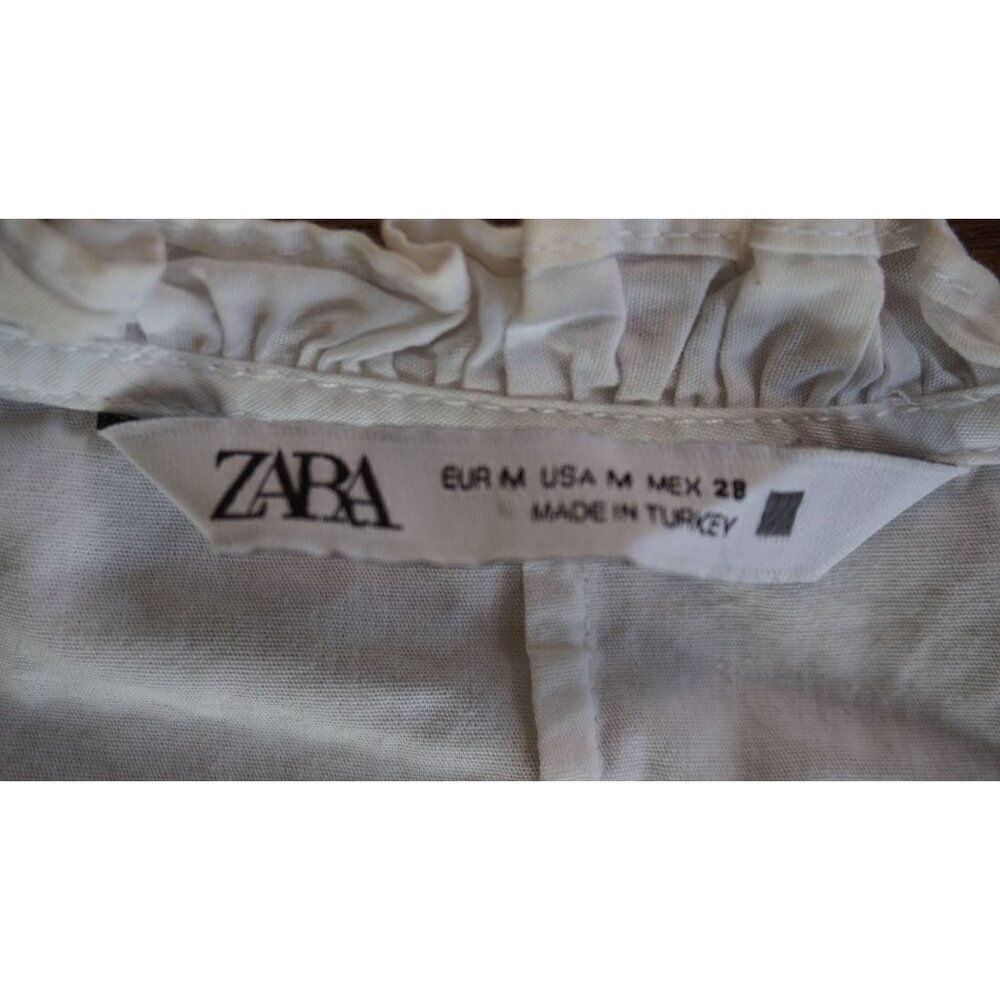 ZARA Women's Square Neck Poplin Dress - Size M - Picture 2 of 11